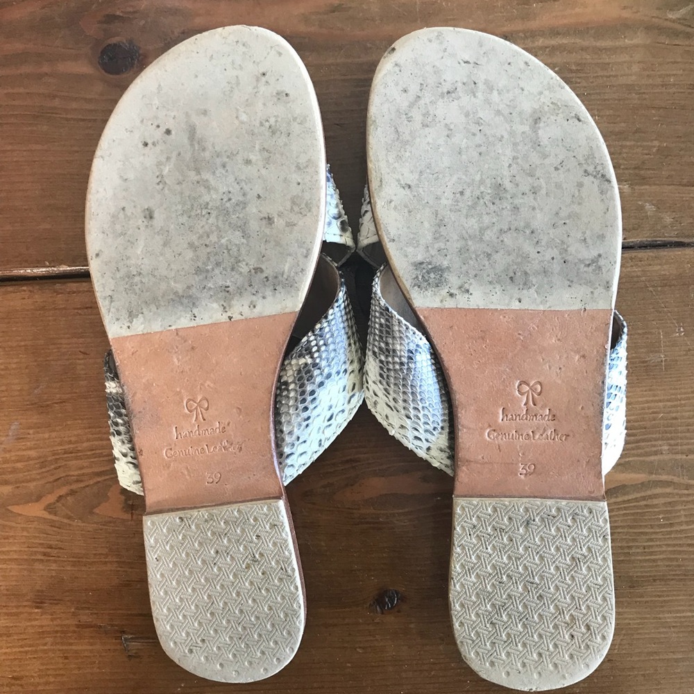 Python leather sandal - Picture 3 of 3